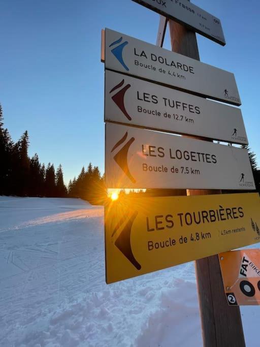Chic & Champetre Au Coeur Du Haut-Jura Lamoura Zewnętrze zdjęcie